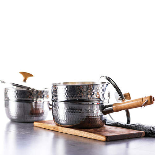 Stainless steel milk pot